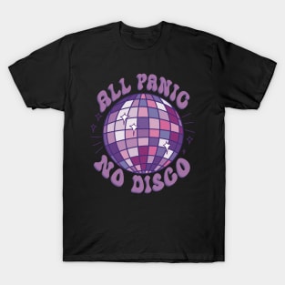 All Panic No Disco - Purple T-Shirt